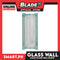 Glass Wall Block Partition Clear Wall Glass 19 x 19 x 8cm Perfect Partition for Hallway Bathroom Partition Living Room