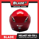 Blade Helmet Modular Full Face HD-701 Red Glossy (Large)