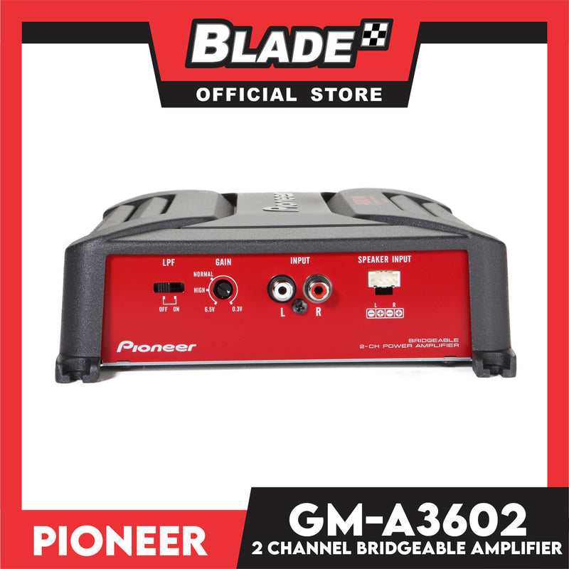 Pioneer GM-A3602 Bridgeable Two-channel Power Amplifier