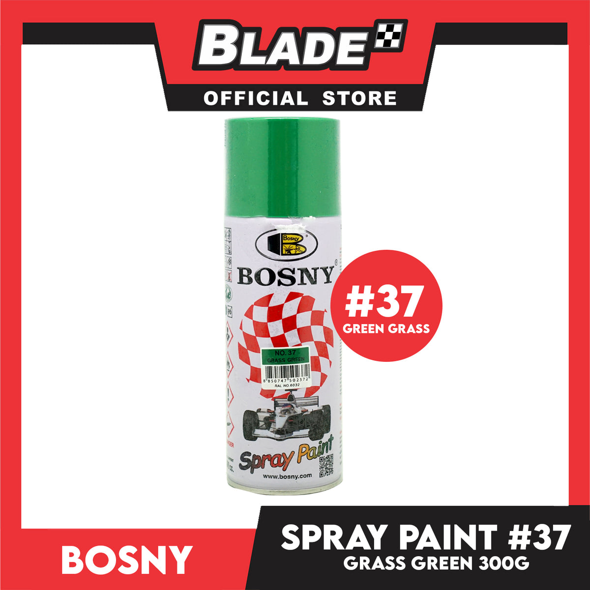 Bosny Spray Paint Grass Green #37 300g