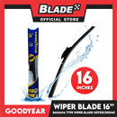 Goodyear Banana Type Universal Wiper Blade 20''/16'' Set Aerodynamic Design