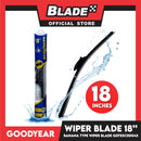 Goodyear Banana Type Universal Wiper Blade 18''/16'' Set Aerodynamic Design