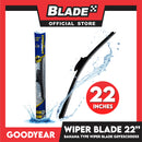 Goodyear Banana Type Universal Wiper Blade 22'' (Bundle of 2) Aerodynamic Design