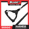 Doggo Harness Leash With Design Large Size (Black) Harness Leash for Your Puppy