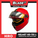 HIRO Helmet HD-701 Matte Red (Modular)