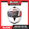 Blade Helmet Modular Full Face HD-701 Glossy Silver Large