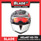 Blade Helmet Modular Full Face HD-701 Glossy Silver (Extra Large)