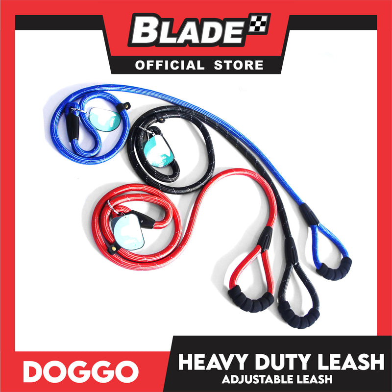 Doggo Heavy Duty Leash (Red) 58' ' Durable And Strong Leash for Your Dog