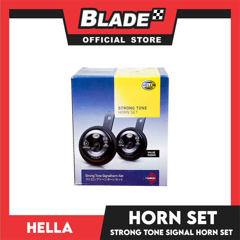Hella Strong Tone Horn H-ST041 Set of 2 (Black)