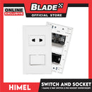 Himel 1 Gang 2 Way Switch 2 Pin Socket HWDC1S22P