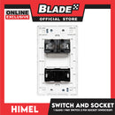 Himel 1 Gang 1 Way Switch 2 Pin Socket HWDC1S2P