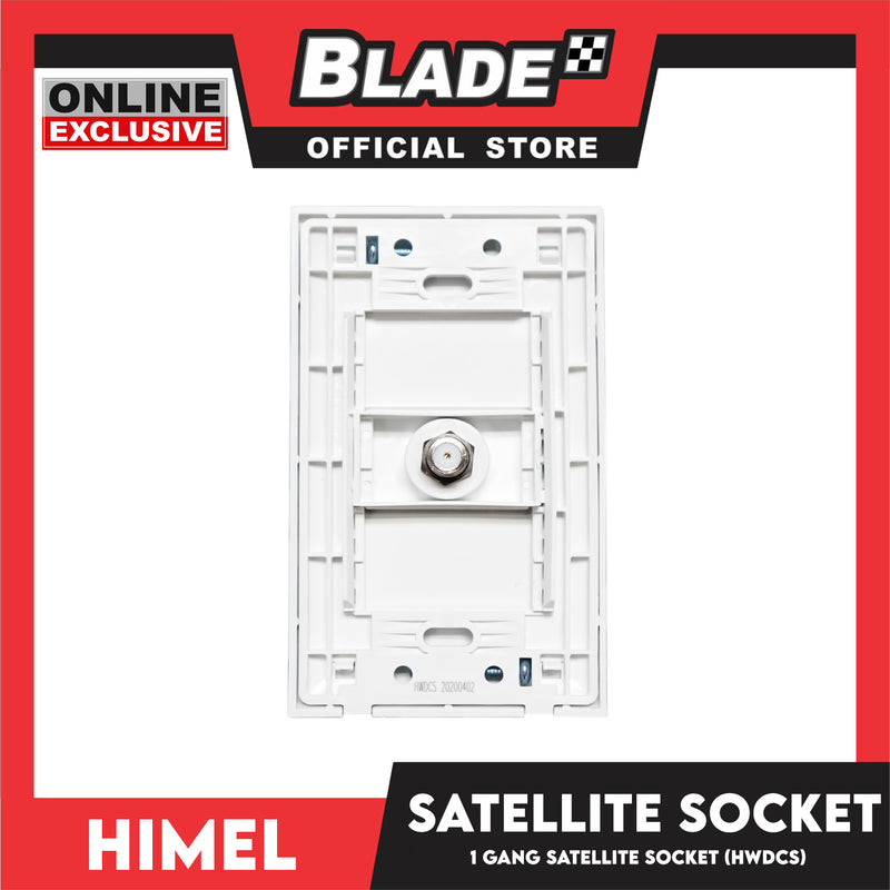 Himel 1 Gang Satellite Socket HWDCS