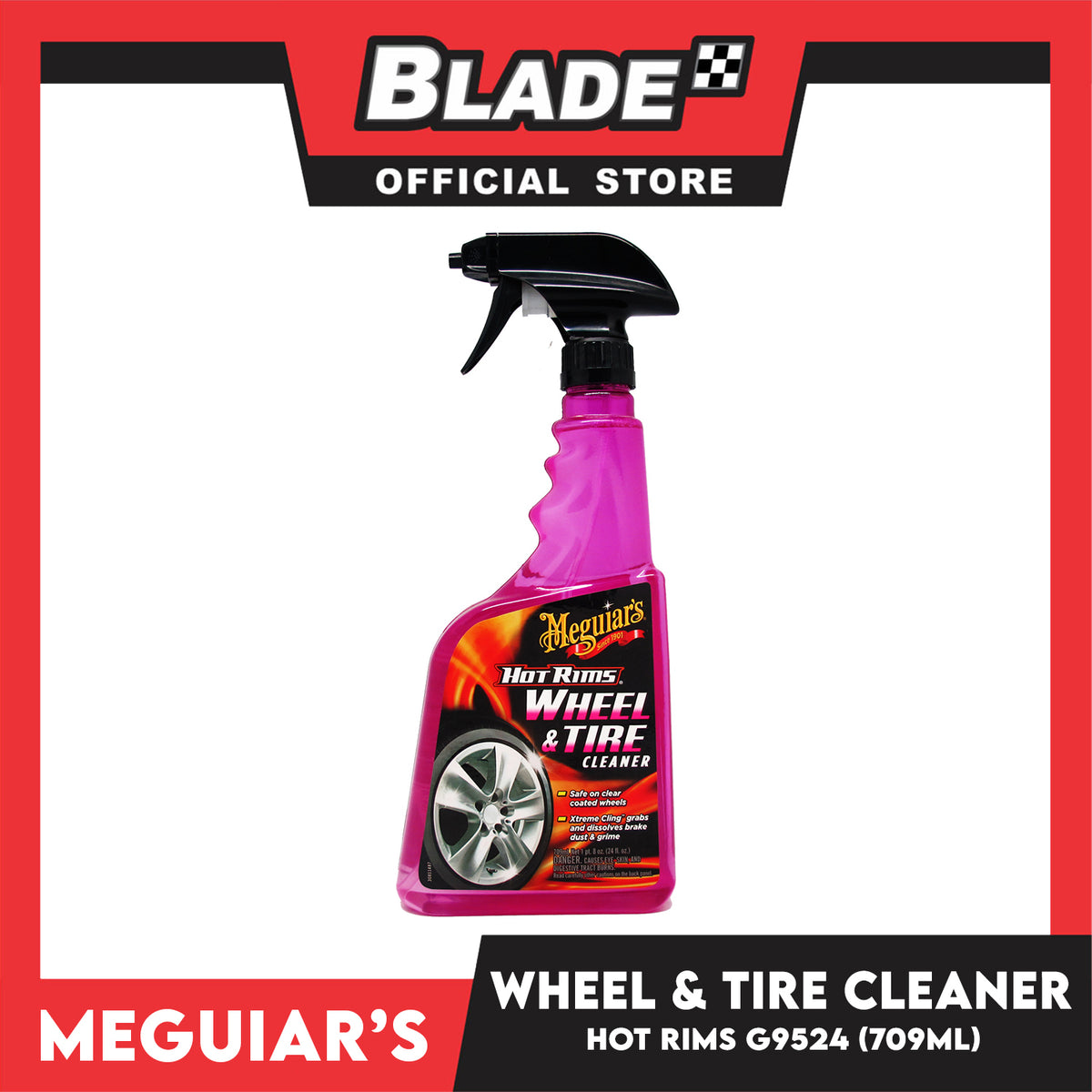 Meguiar's Hot Rims Wheel Cleaner G9524 709ml