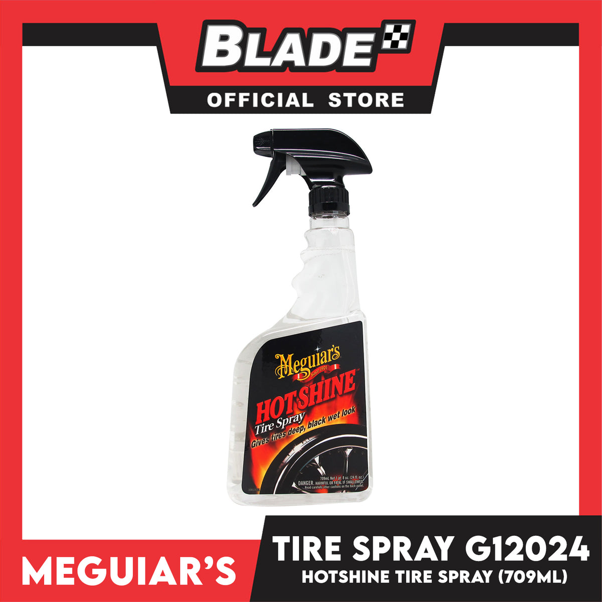 Meguiar's Hot Shine High Gloss Tire Spray G12024 709ml