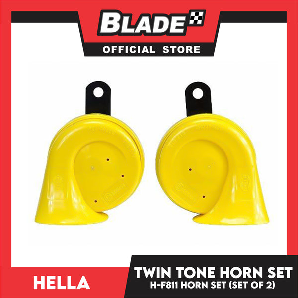 Hella H-F811 Twin Tone Horn Set of 2 (Yellow)