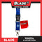 Blade ID Lace Toyota Car Accessory Fabric Lanyard Neck Strap Detachable Clip 9015 (Blue & Red)