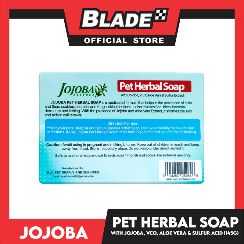 Jojoba Essence Pet Herbal Soap 145g For All Dogs And Cats