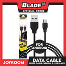 Joyroom Data Cable Speed USB Data Fast Charge Cable 1000mm S-L123 (Black) for Android- Samsung, Huawei, Xiami, Oppo & Vivo