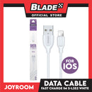 Joyroom Data Cable USB Fast Charge 100cm S-L352 (White) for iOS- iPhone 5,5c,5s,6,6+,6s,6s,7,7+,8,X,XR,XS MAX,11)iPad,iPad Mini 1,2 3 & 4, iPad Air and iPad 4