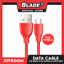 Joyroom Data Cable Yue Series USB S-M355 2.0A 1000mm Type-C (Red) for Android- Samsung, Huawei, Xiaomi, Oppo, Also Compatible to other Various Digital Devices