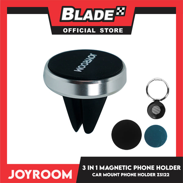 Joyroom 3-in-1 Magnetic Phone Holder ZS122 (Black) Car Mount Smartphone Holder
