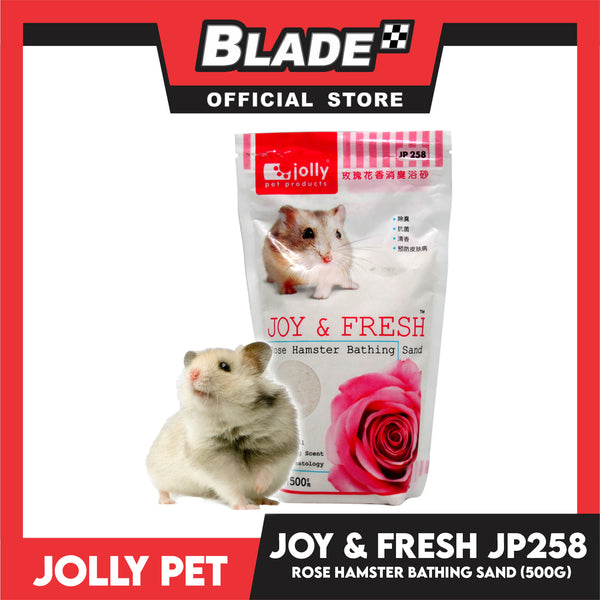 Jolly Pet Joy And Fresh Hamster Bathing Sand 500g (Rose)