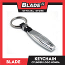 Blade Keychain Logo Cylinder Honda Chrome
