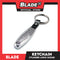 Blade Car Chrome Logo Cylinder Key Ring Key Chain Stainless Steel with Metal Hook (Suzuki) Car Logo Key Chain