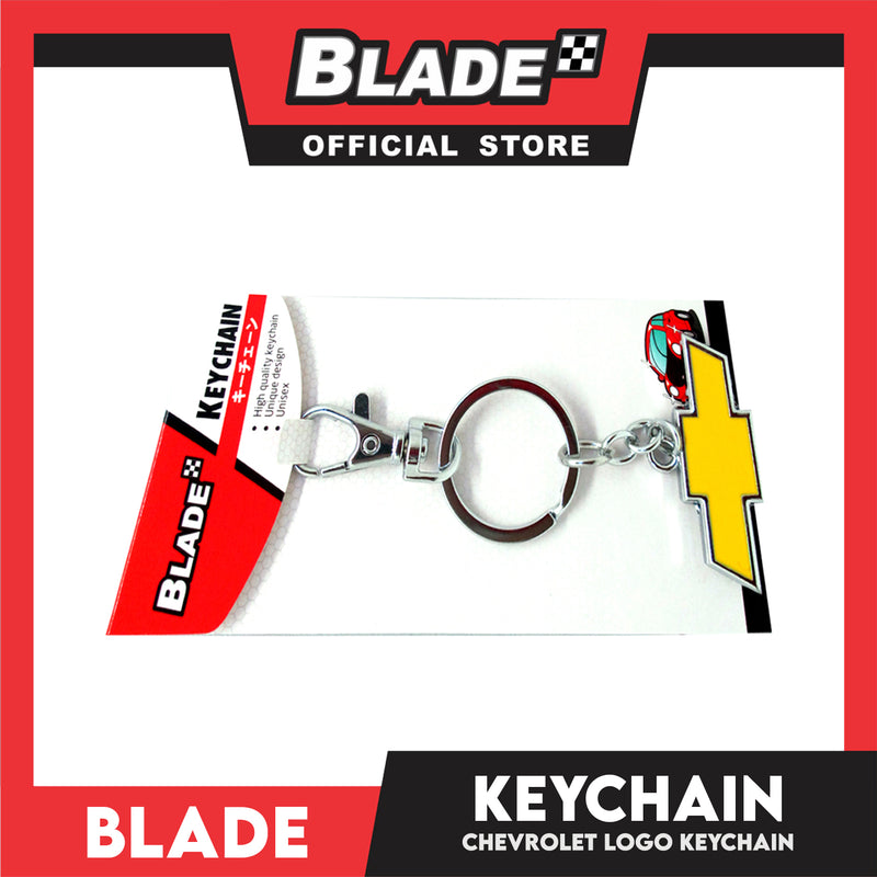 Blade Car Chrome Logo Key Ring Key Chain Stainless Steel with