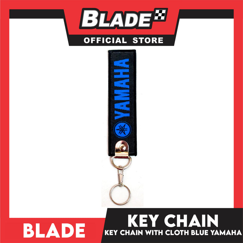 Blade Keychain Cloth Tag Yamaha (Blue)