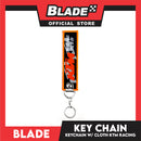 Blade Keychain Key Tag Lanyard with Metal Hook Key Ring Attachment (KTM Racing Team Design)