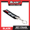 Blade Keychain Key Tag Lanyard with Metal Hook Key Ring Attachment (Mugen Power Design)