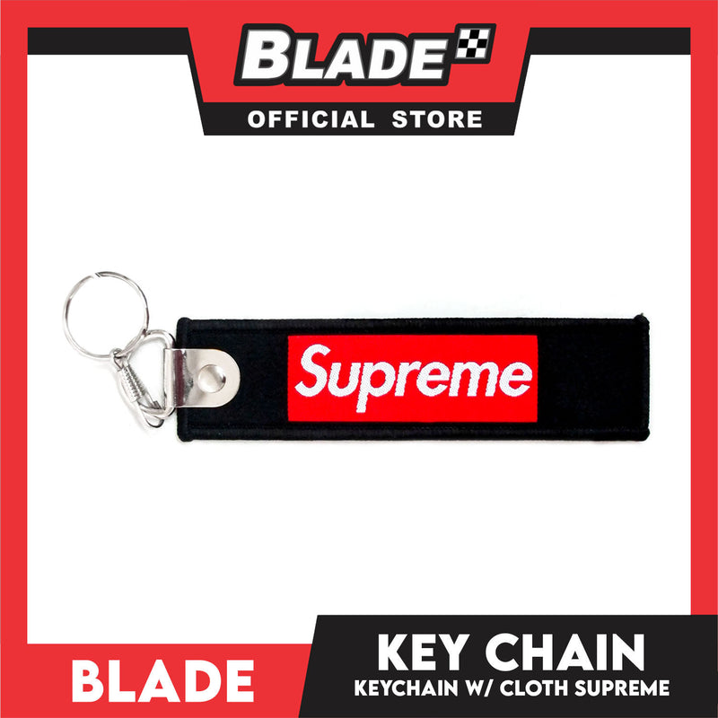 Blade Keychain Key Tag Lanyard with Metal Hook Key Ring Attachment (Supreme Design)