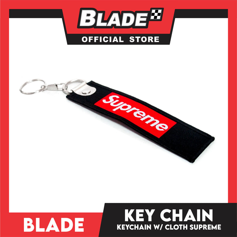 Blade Keychain Key Tag Lanyard with Metal Hook Key Ring Attachment (Supreme Design)