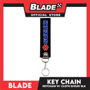 Blade Keychain Cloth Tag Suzuki Black