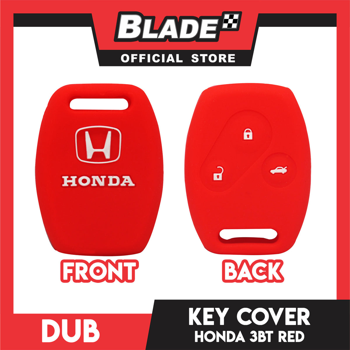 Dub Key Silicon Case for Honda 3BT Button
