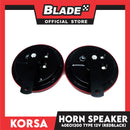 Korsa 40EO1200 Horn Speaker Type 12V (Red/Black)