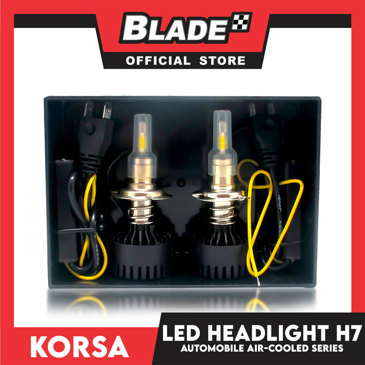 Korsa LED Headlight Automobile Air-Cooled Series H7