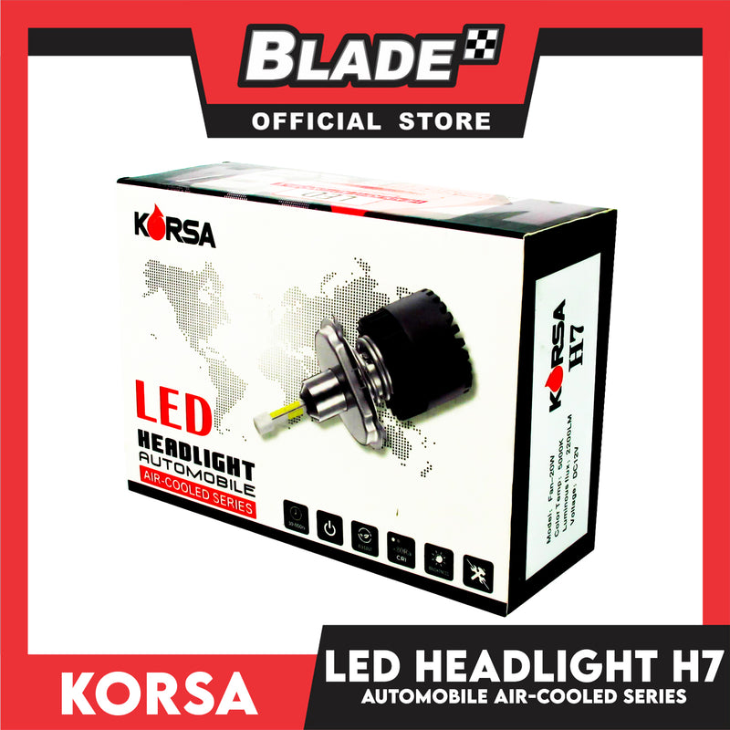 Korsa LED Headlight Automobile Air-Cooled Series H7