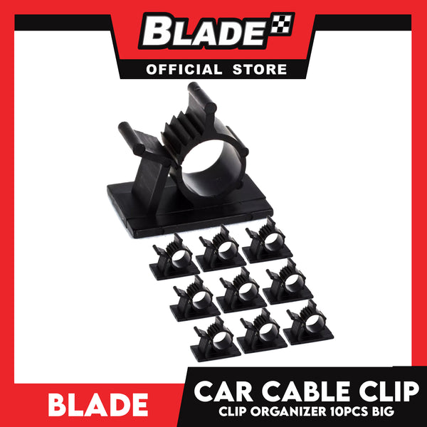 10pcs Big Blade L Car Cable Clip Organizer Adjustable Cable Fixed Seat Self-Adhesive Cable Clips Cord Organizer Holder Line Fixed Clamps
