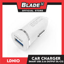 Ldnio Car Charger 2.1A Output Single USB Port DL-C12 (White) Charging for Phone, Pad, Smart Phones, Mp4, PSP, GPS, Bluetooth device and Tablets Charge
