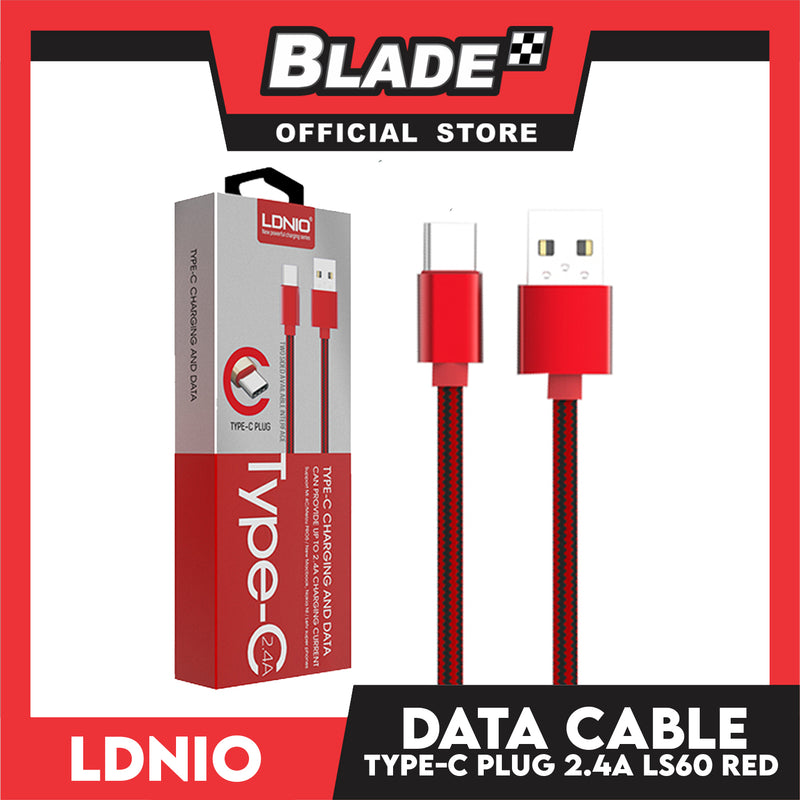 Ldnio Data Cable and Charger 2.4A TYPE-C LS60 for Android: Samsung, Huawei, Xiaomi & Oppo
