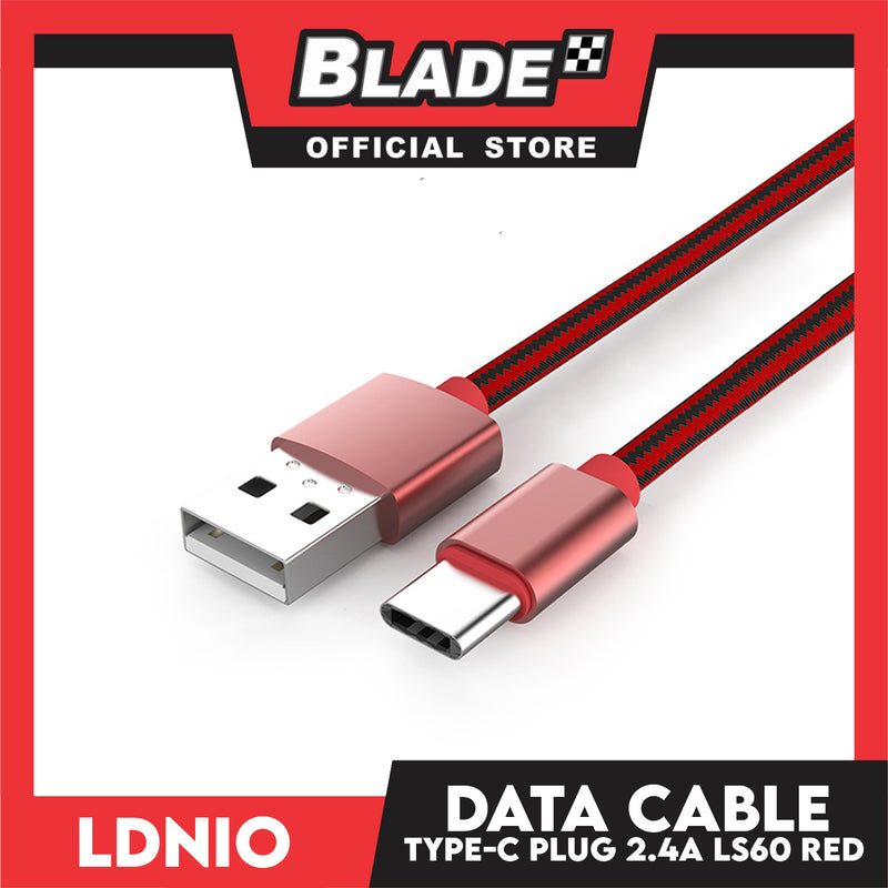 Ldnio Data Cable and Charger 2.4A TYPE-C LS60 for Android: Samsung, Huawei, Xiaomi & Oppo