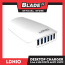 ﻿Ldnio Desktop Charger 6 USB Port A6573 for Mobile Phones , iOS, Tablet PC , PDA, Bluetooth Headset and other Digital Products