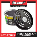 2pcs Little Trees Fiber Can Air Freshener 30g (Black Ice) Fiber Can Provides a Long-Lasting Scent for Auto or Home