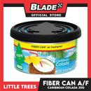 Little Trees Fiber Can Air Freshener 30g (Carribean Colada) Fiber Can Provides a Long-Lasting Scent for Auto or Home