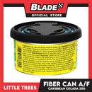 Little Trees Fiber Can Air Freshener 30g (Carribean Colada) Fiber Can Provides a Long-Lasting Scent for Auto or Home