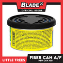 2pcs Little Trees Fiber Can Air Freshener 30g (New Car) Fiber Can Provides a Long-Lasting Scent for Auto or Home