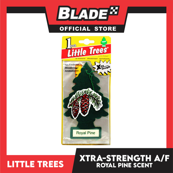 Little Trees Car Air Freshener X-tra Strength 10601 (Royal pine) Hanging Tree Provides Long Lasting Scent