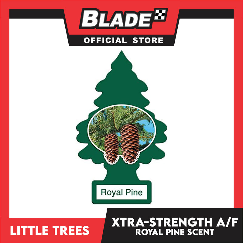 Little Trees Car Air Freshener X-tra Strength 10601 (Royal pine) Hanging Tree Provides Long Lasting Scent